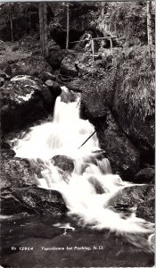RPPC Postcard  Ybbsklamm Austria Dramatic Waterfall & Gorge Pisching Lower