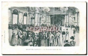 Old Postcard Monte carlo New Playroom Casino