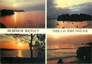 Postcard France En Bretagne Coucher de Soleil plusieurs aspects