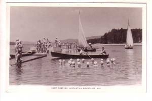 Camp Ouareau, Laurentian Mountains, Quebec, Girl's Swimming Lesson