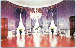 Postcard - Blue Room, White House - Washington, District of Columbia