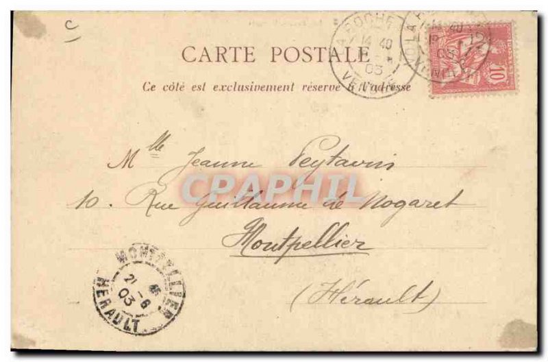 Old Postcard Folklore Old peasant vendeenne