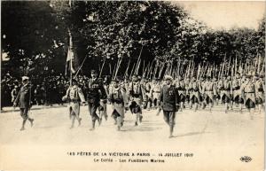 CPA  Militaire - Fetes de la Victoire a Paris - Les Fusilliers Marins  (696183)