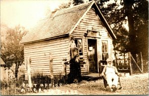 RPPC Post Office at the Crossroads Ozarks T19