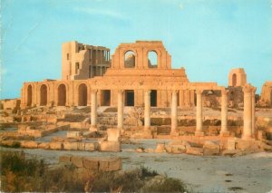 Postcard Middle East Libya SAbratha the theatre ruins