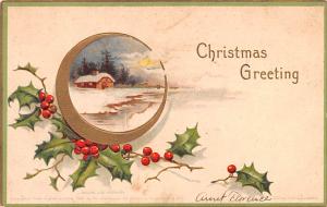 Artist Ellen Clapsaddle Christmas  writing on front