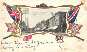 Vintage Postcard Greetings From Dundas Street West Napanee Ontario Canada
