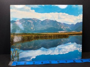 Montana Shining Mountains Mission Range 1960s RPPC Postcard Oversized