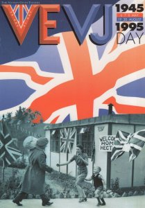 VE Day WW2 Far East Prisoner Returns Home Military Postcard