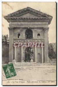 Old Postcard La Tour d'Aigues (Vaucluse) Main gate of the Chateau