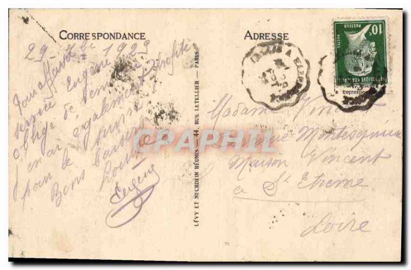 Old Postcard Dunkerque Place Jean Bart