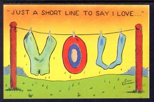 A Short Line to Say I Love You,Landry Drying,Comic