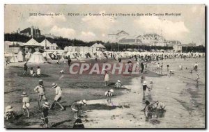 Royan Old Postcard The big conch has the & # 39heure bath and City casino