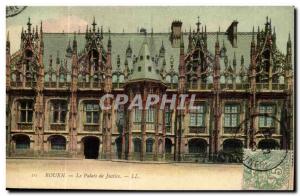 Rouen-Le Palais de Justice Post Card Old