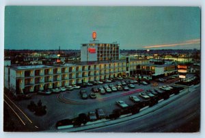 Boise Idaho ID Postcard Downtowner Motel Exterior Building c1960 Vintage Antique