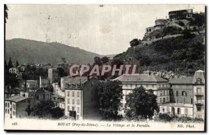 Puy de Dome- Royat- Scenic View-Puy de Dome, The Village and Paradise -Carte ...