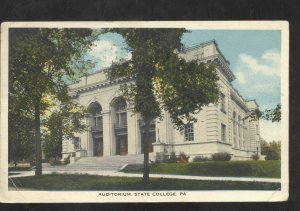 STATE COLLEGE PENNSYLVANIA PENN STATE UNIVERSITY THEATRE VINTAGE POSTCARD