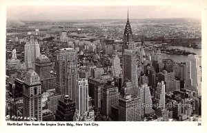 North East view from Empire State Building - New York City Postcards, New Yor...