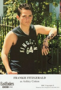 Frankie Fitzgerald as Ashley Cotton Eastenders Hand Signed Cast Card Photo