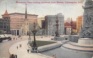 Monument Place Looking Northeast - Indianapolis, Indiana IN