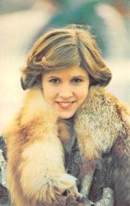 CARRIE FISHER Star Wars Actress 1977 Coral-Lee Vintage Postcard