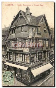 Old Postcard Lisieux Old Houses of Main street House Vesque