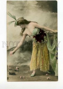 488151 Nude BELLE Actress DANCER Butterfly Vintage PHOTO postcard MANUEL