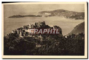 Old Postcard Eze Village General view