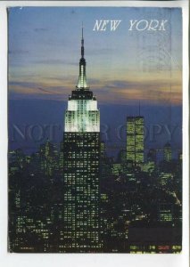 441335 USA 1993 New York city Empire State Building RPPC to Germany advertising