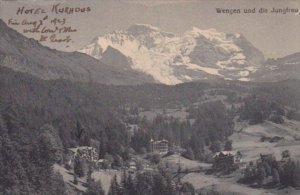 Switzerland Wengen und die Jungfrau