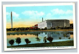 Vintage 1930's Postcard Bureau Printing & Engraving Potomac Park Washington DC