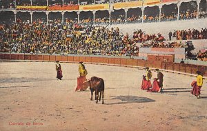 Corrida De Tores Bullfighting Tarjeta Postal Unused 