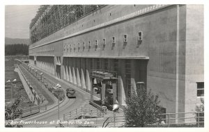 Vintage Postcard 1920's Powerhouse at Bonneville Dam Columbia River Oregon OR