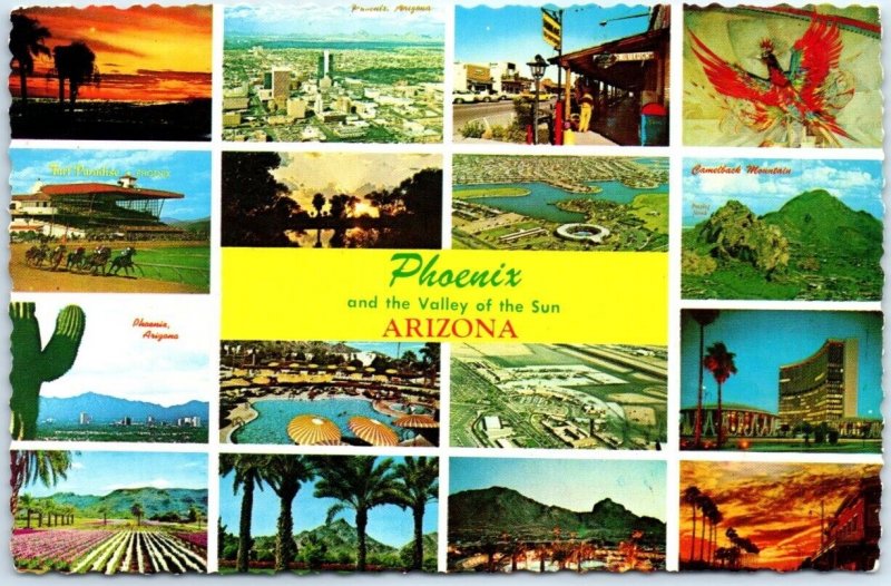 Postcard - Phoenix and the Valley of the Sun - Phoenix, Arizona