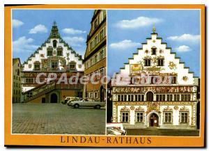 Postcard Modern LINDAU RATHAUS