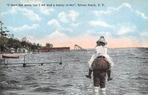 Fishing Sylvan Beach, New York NY Postcards
