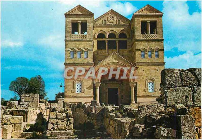 Modern Postcard Mount Tabor The Basilica of the Transfiguration