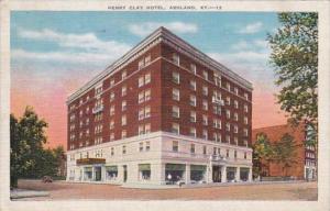 Kentucky Ashland Henry Clay Hotel 1940