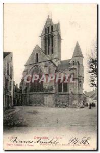 Old Postcard Dormans the church