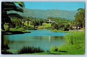 1960 Santa Barbara California Postcard Andre Clark Bird Refuge Montecito Country