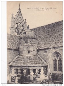 L'Eglise (XII Siecle) Et l'Ossuaire, Tregastel (Côtes-d'Armor), France, 1900...