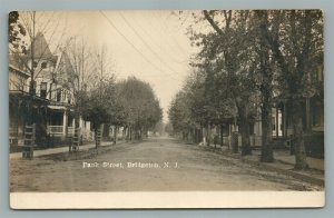 BRIDGETON NJ BANK STREET ANTIQUE REAL PHOTO POSTCARD RPPC