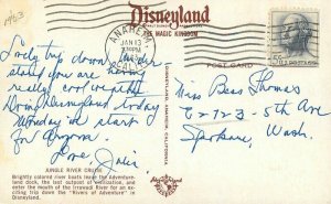 Amusement Disneyland Anaheim California 1963 Jungle River Cruise Postcard 20-254