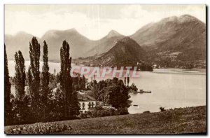 Annecy Old Postcard The lakeside Mentbonu