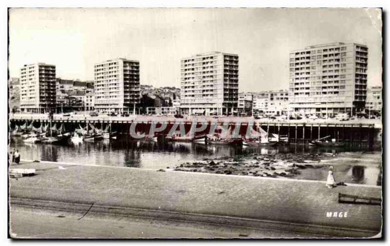 Old Postcard Boulogne Sur Mer The Port Buildings