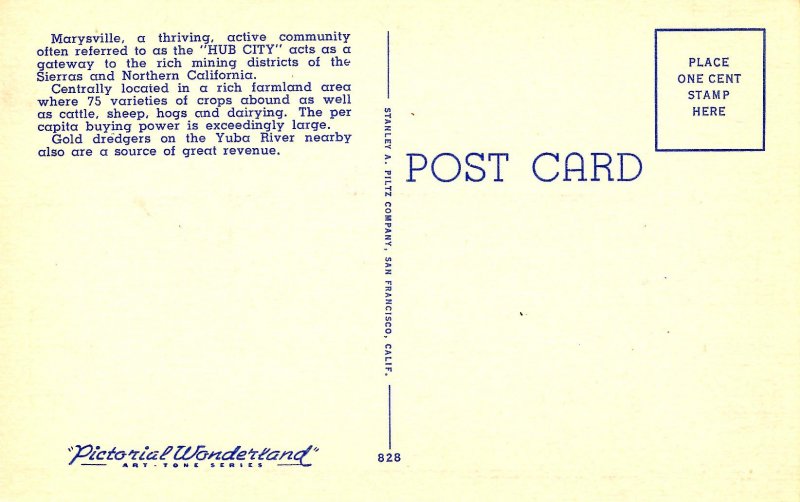 CA - Marysville. D Street