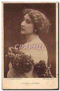 Old Postcard Fantasy Theater Woman La Belle Otero