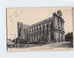 Postcard Cathedrale De Chalons Sur Marne France