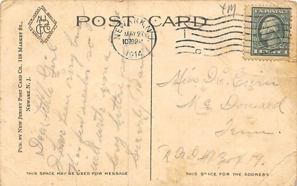 Prudential Tower at night Newark, New Jersey  