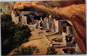 Postcard CO Mesa Verde National Park - Spruce Tree House